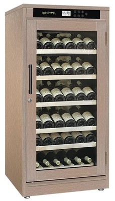 Отдельностоящий винный шкаф 51-100 бутылок MEYVEL MV69-WC1-M (Cold Maple) фото #2