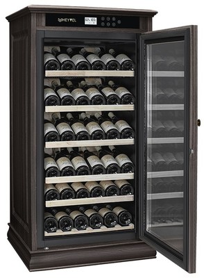 Отдельностоящий винный шкаф 51-100 бутылок MEYVEL MV69-WD1-C (Dark Chocolate) фото #5