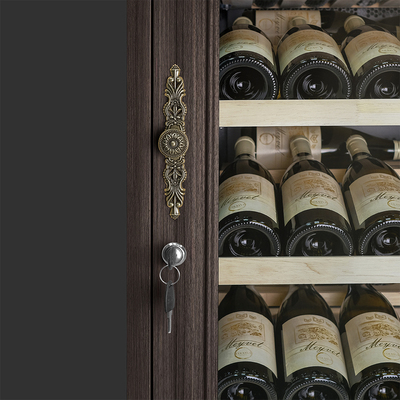 Отдельностоящий винный шкаф 51-100 бутылок MEYVEL MV69-WD1-C (Dark Chocolate) фото #10