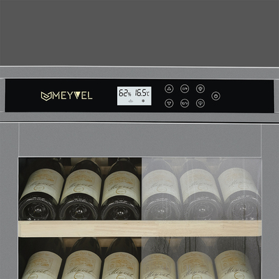 Отдельностоящий винный шкаф 51-100 бутылок MEYVEL MV69-WG1-M (Grey Quartz) фото #5