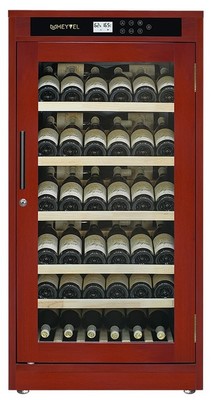 Отдельностоящий винный шкаф 51-100 бутылок MEYVEL MV69-WM1-M (Mahogany) фото #2