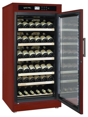 Отдельностоящий винный шкаф 51-100 бутылок MEYVEL MV69-WM1-M (Mahogany) фото #4