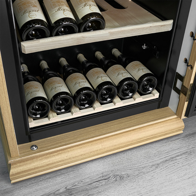 Отдельностоящий винный шкаф 51-100 бутылок MEYVEL MV69-WO1-C (Northern Oak) фото #12