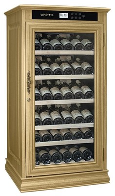 Отдельностоящий винный шкаф 51-100 бутылок MEYVEL MV69-WO1-C (Northern Oak) фото #4