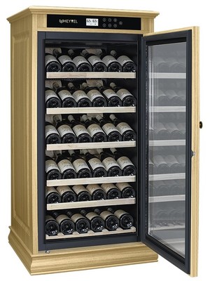 Отдельностоящий винный шкаф 51-100 бутылок MEYVEL MV69-WO1-C (Northern Oak) фото #6