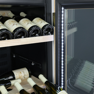 Отдельностоящий винный шкаф 51-100 бутылок MEYVEL MV69-WO1-C (Northern Oak) фото #10