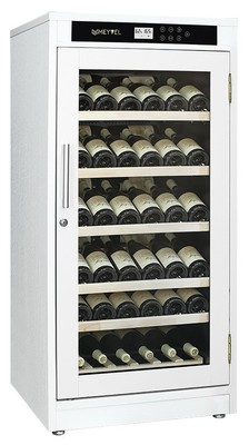 Отдельностоящий винный шкаф 51-100 бутылок MEYVEL MV69-WW1-M (White Snow) фото #2
