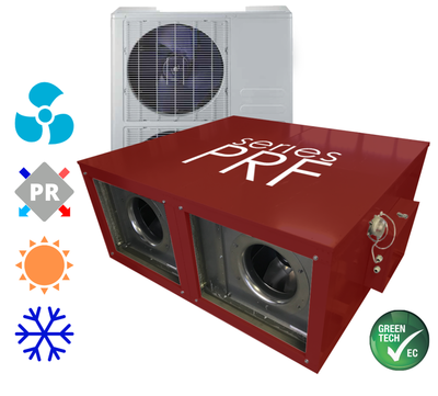 Приточно-вытяжная вентиляционная установка MIRAVENT PRF 1500 W (с водяным калорифером) фото #2