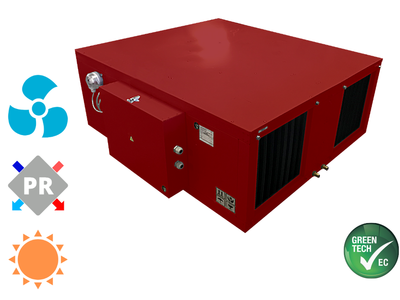 Приточно-вытяжная вентиляционная установка MIRAVENT PR 750 W (с водяным калорифером) фото #2