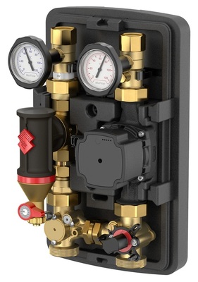 Насосная группа Meibes MeiFlow TOP S MC-CS DN25 с сепаратором шлама и насосом Grundfos UPM3 Hybrid 25-70