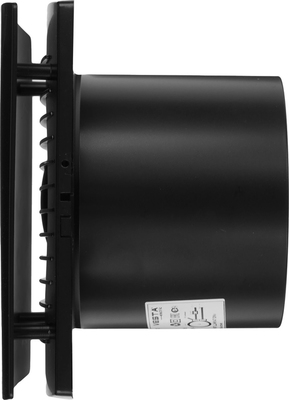 Вытяжка для ванной диаметр 100 мм Metronex Vesta-Electric EF-100 Plus Black фото #3