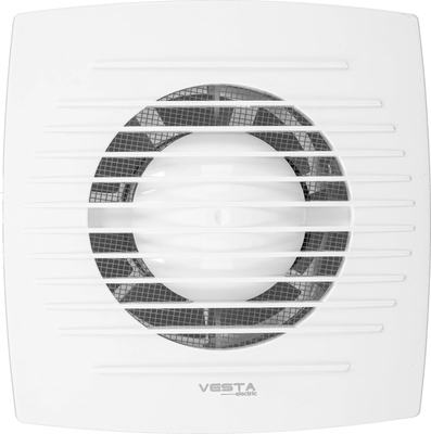 Вытяжка для ванной диаметр 100 мм Metronex Vesta-Electric EF-100 White фото #2