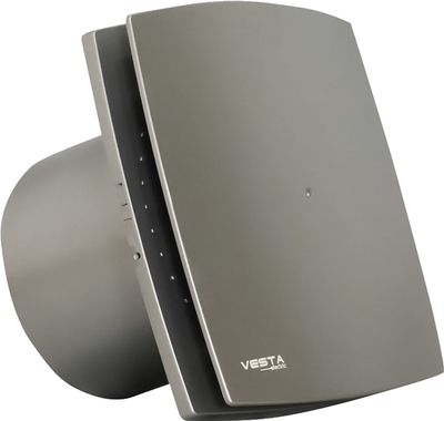 Вытяжка для ванной диаметр 150 мм Metronex Vesta-Electric GREY EF-150 Plus