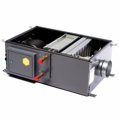 Компактная приточная установка с водяным калорифером Minibox W-1050-1/24kW/G4 Zentec фото #2