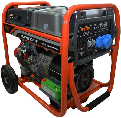 Дизельный генератор Mitsui Power Eco ZM 7000 DE фото #4
