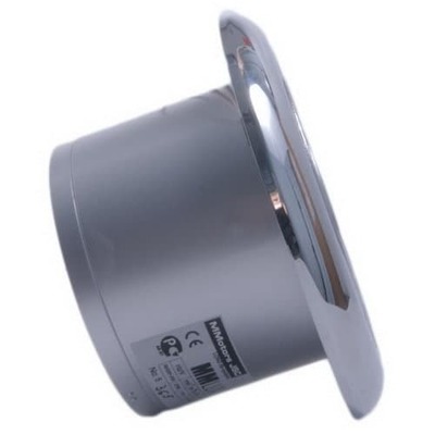 Вытяжка для ванной диаметр 100 мм Mmotors ММ 100/110 круглый 110 м3/ч обратный клапан/таймер и датчик влажности/решетка волна фото #4