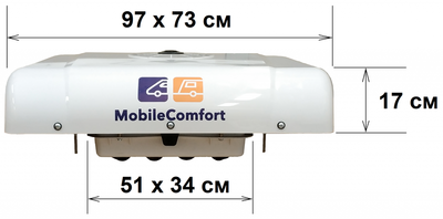 Автомобильный мобильный кондиционер MobileComfort  MC3024T фото #3