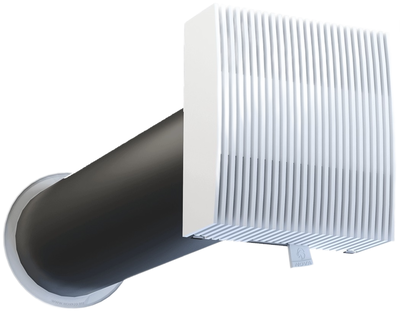 Проветриватель NOVAplast КИВ-125-500 с оголовком NovaStyle