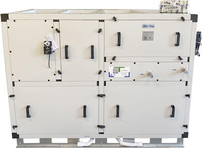 Приточно-вытяжная вентиляционная установка Naveka Node1-1800(50c)/RP,VEC(B250*2),Z,W3 Vertical (AQUA) с пультом Z031 фото #2