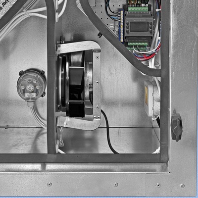 Приточно-вытяжная вентиляционная установка Naveka Node1-2200(50c)/RP,VEC(B310),E14 Vertical с пультом TS4 фото #8