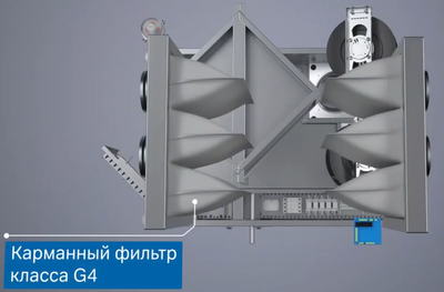 Приточно-вытяжная вентиляционная установка 500 Naveka Node1-300(25m)/RP,VEC(L190),E1.5 Compact с пультом Z031 фото #12