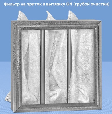 Приточно-вытяжная вентиляционная установка Naveka Node1-6000(50c)/RP,VEC(L400),W2 Classic с пультом TS4 фото #8