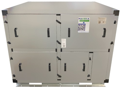 Приточно-вытяжная вентиляционная установка Naveka Node3-2700(50c)/RR,VEC(B310),E5.6 Classic с пультом TS4 фото #2