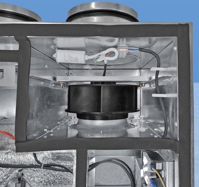 Приточно-вытяжная вентиляционная установка 500 Naveka Node3-500(25m)/RR,VAC(D250),E1.5 Compact с пультом TS4 фото #5