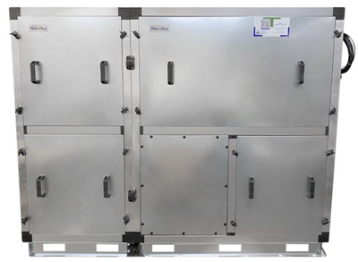 Приточно-вытяжная вентиляционная установка Naveka Node3-5500(50c)/RR,VEC(B500),E13.5 Vertical с пультом Z031 фото #2