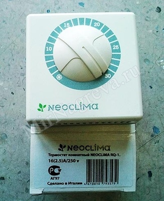 Комнатный термостат Neoclima RQ-1 фото #2