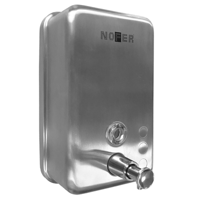 Для мыла Nofer INOX с пластиком внутри 1200 мл матовый (03041.S)