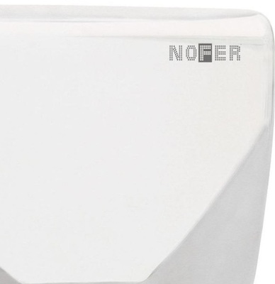 Металлическая сушилка для рук Nofer THIN 2350 W белая фото #3