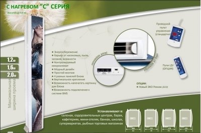 Электрическая тепловая завеса Olefini CEH-120-A1 фото #2