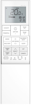 Настенный тепловой насос Panasonic Nordic white CS-HZ25ZKE/CU-HZ25ZKE фото #4