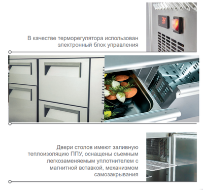 Холодильный стол Polair TM2GN-22-G фото #3