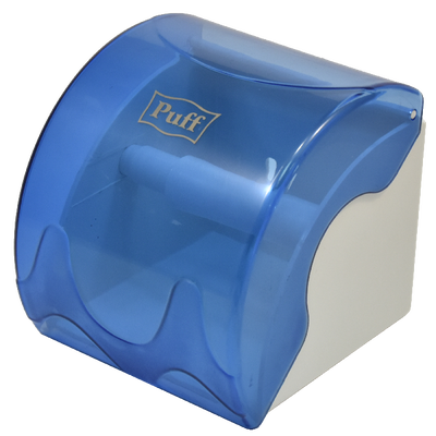 Диспенсер для туалетной бумаги Puff 7105 синий пластиковый