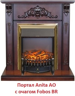 Классический портал для камина Real-Flame Anita AO фото #5