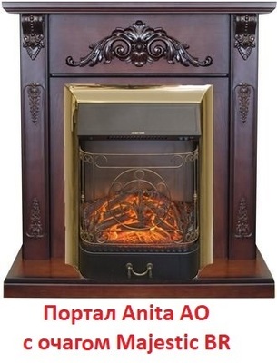 Классический портал для камина Real-Flame Anita AO фото #4
