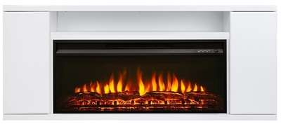Линейный электрокамин Real-Flame BERGEN 36 WT с очагом FLASH 36