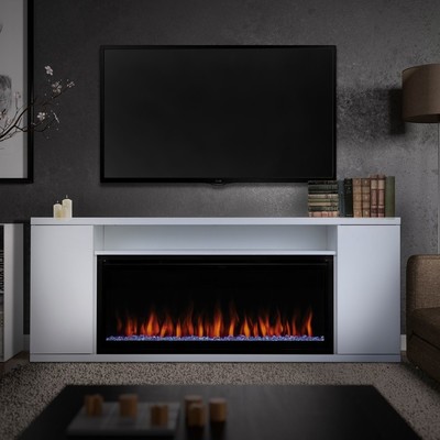 Линейный электрокамин Real-Flame Bergen BV/42 (WT-P591) с очагом Saphir 42 фото #7