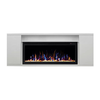 Линейный электрокамин Real-Flame Bergen BV/42 (WT-P591) с очагом Saphir 42