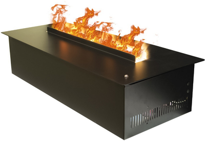 Электрокамин с широким очагом 3D Real-Flame CASTLE 26 WT с очагом CASSETTE 630 3D + ВСТАВКА фото #3