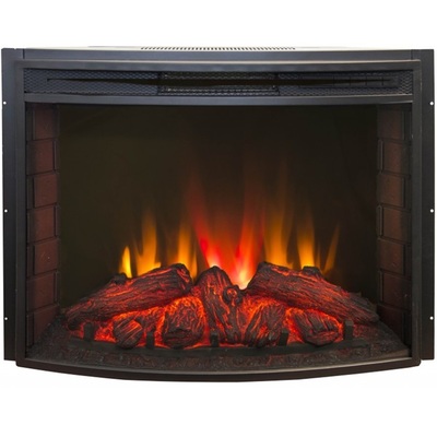 Красивый электрокамин со звуковым эффектом Real-Flame Estella 25,5/26 WT с очагом Evrika 25,5 LED фото #2
