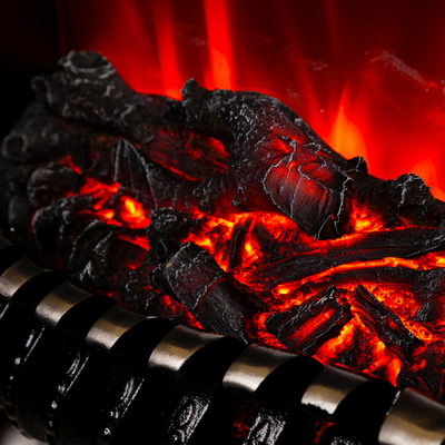 Электрокамин с широким очагом 2D Real-Flame Hanna STD DN с очагом Fobos/Majestic BL/BR RC фото #15