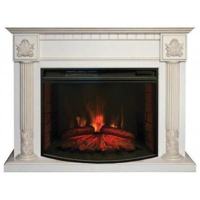 Электрокамин с широким очагом 2D Real-Flame Imperia 33/26 WT с очагом Firespace 33 S IR