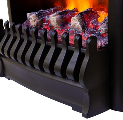Электрокамин с классическим очагом 3D Real-Flame JAZZ STD WT с очагом 3D OREGAN фото #14