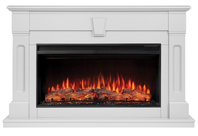 Линейный электрокамин Real-Flame KELLIE 36 WT-P511 с очагом JOKER 36