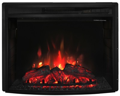 Электрокамин с широким очагом 2D Real-Flame LINDELSE 25,5/26 GR-P715 с очагом Evrika 25,5 фото #3