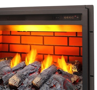 Электрокамин с широким очагом 3D Real-Flame LINDELSE 25,5/26 GR-P718 с очагом 3D FIRESTAR 25.5 фото #5