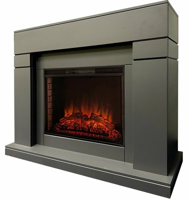Электрокамин с широким очагом 2D Real-Flame LINDELSE 25,5/26 GR-P718 с очагом Epsilon 26 S IR фото #7
